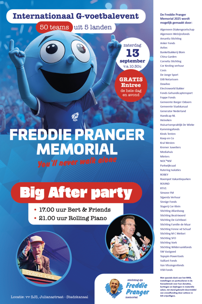 Sponsoren Freddie Pranger Memorial 2025