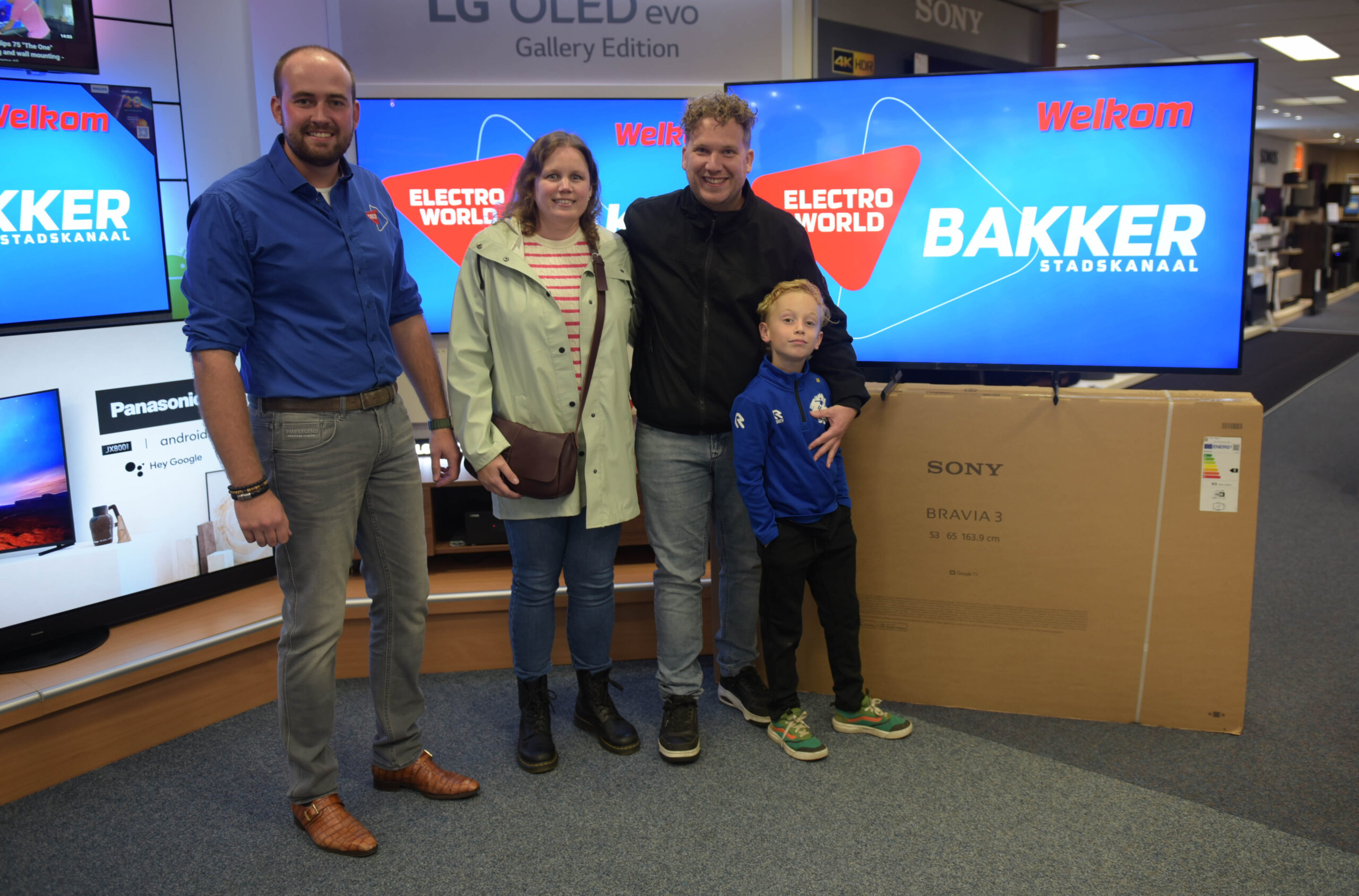 Prijswinnaars televisie loterij Freddie Pranger Memorial 2025 via Bas Electro World Bakker Stadskanaal